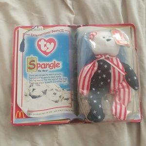 TY beanies still in the original package.